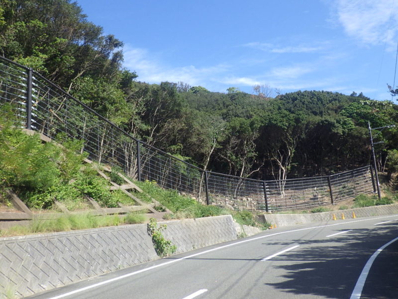 県道土庄福田線（吉田東工区）道路整備工事（第５工区）（法面工）