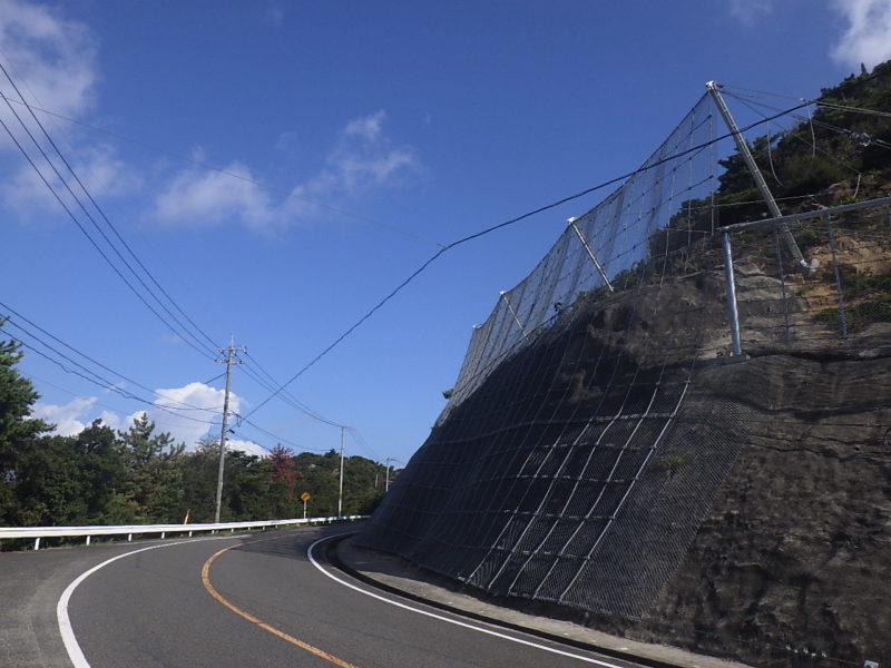 県道土庄福田線（小部工区）道路整備工事（第２工区）（法面工）