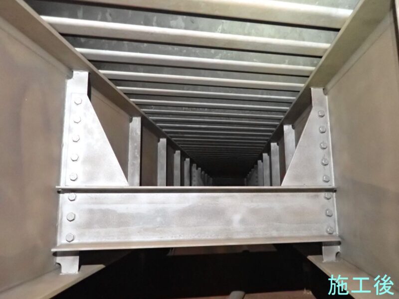 音根内丸万線第７号橋補修工事（繰越）塗膜剝離（循環式ブラスト）工事