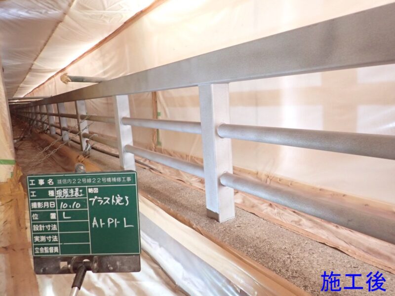 雄信内２２号線２２号橋補修工事