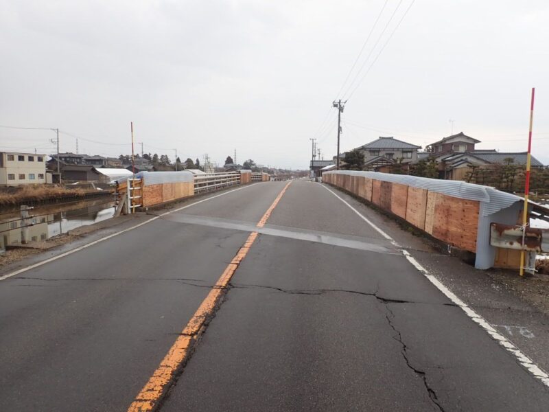 主要地方道新潟長浦水原線（導水橋）補修工事