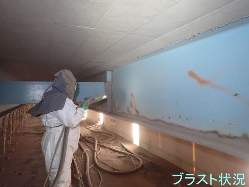 主要地方道新潟長浦水原線（導水橋）補修工事