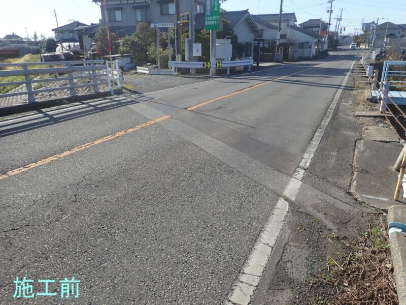 主要地方道新潟長浦水原線（導水橋）補修工事