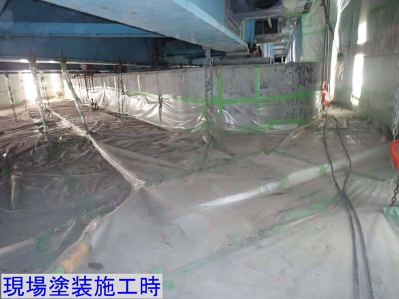 主要地方道新潟長浦水原線（導水橋）補修工事