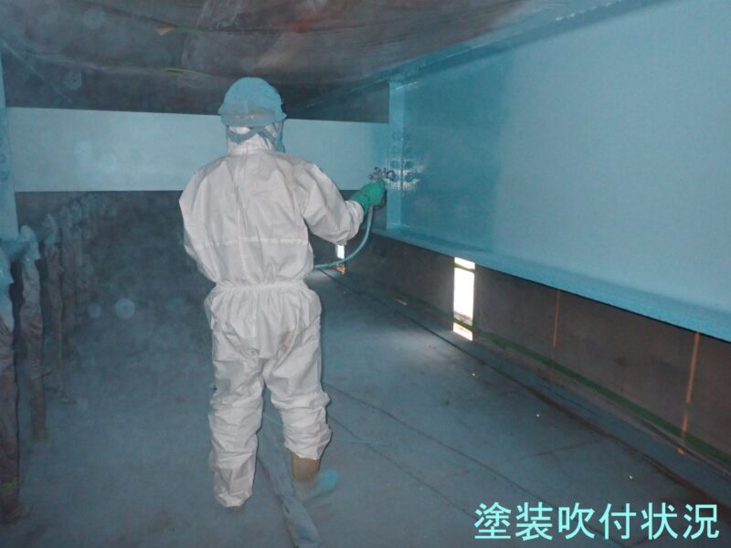 主要地方道新潟長浦水原線（導水橋）補修工事
