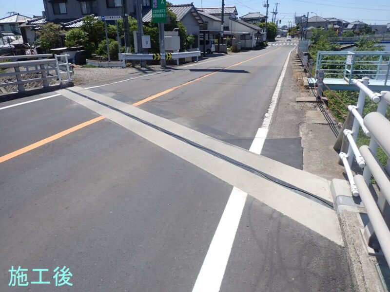 主要地方道新潟長浦水原線（導水橋）補修工事