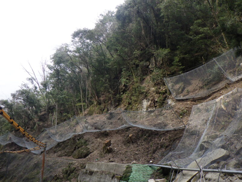 一般県道長野葛原線（土井）道路防災工事（７-１）