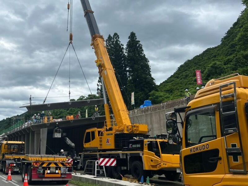 主要地方道小出守門線 防安国土強靭化（雪寒）スノーシェッド上部工工事