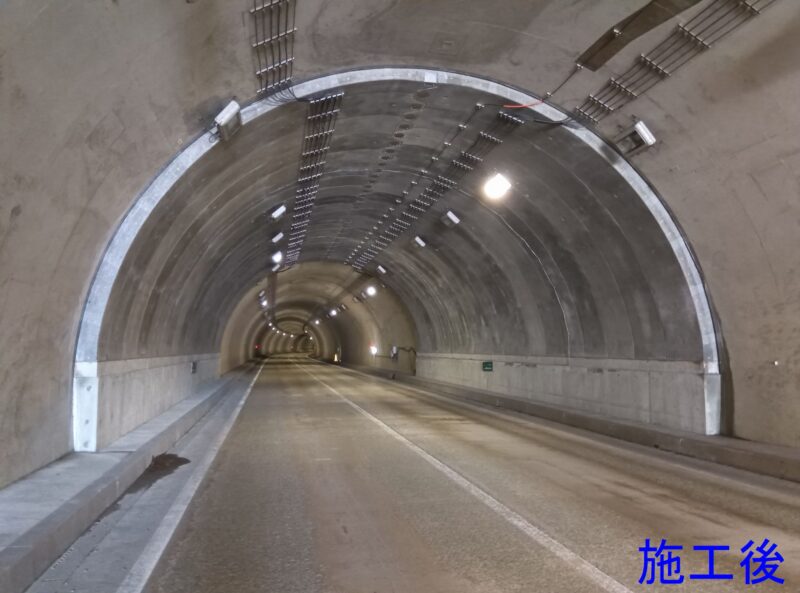 国道１０７号 杉名畑第２トンネル補修工事
